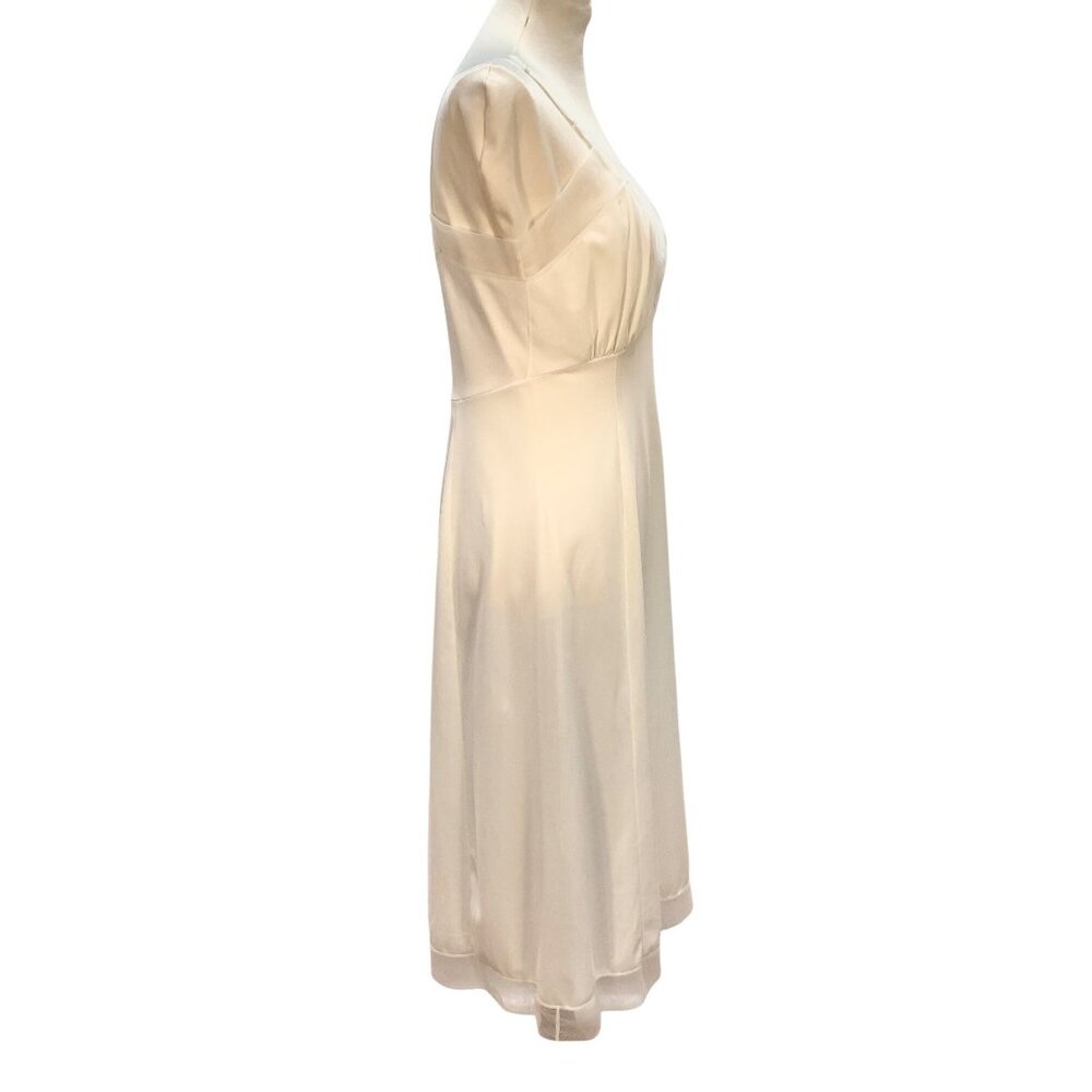 VTG Van Raalte White Nightgown Slip Dress Womens 36 (Sm)  Lingerie Coquette - Picture 2 of 7